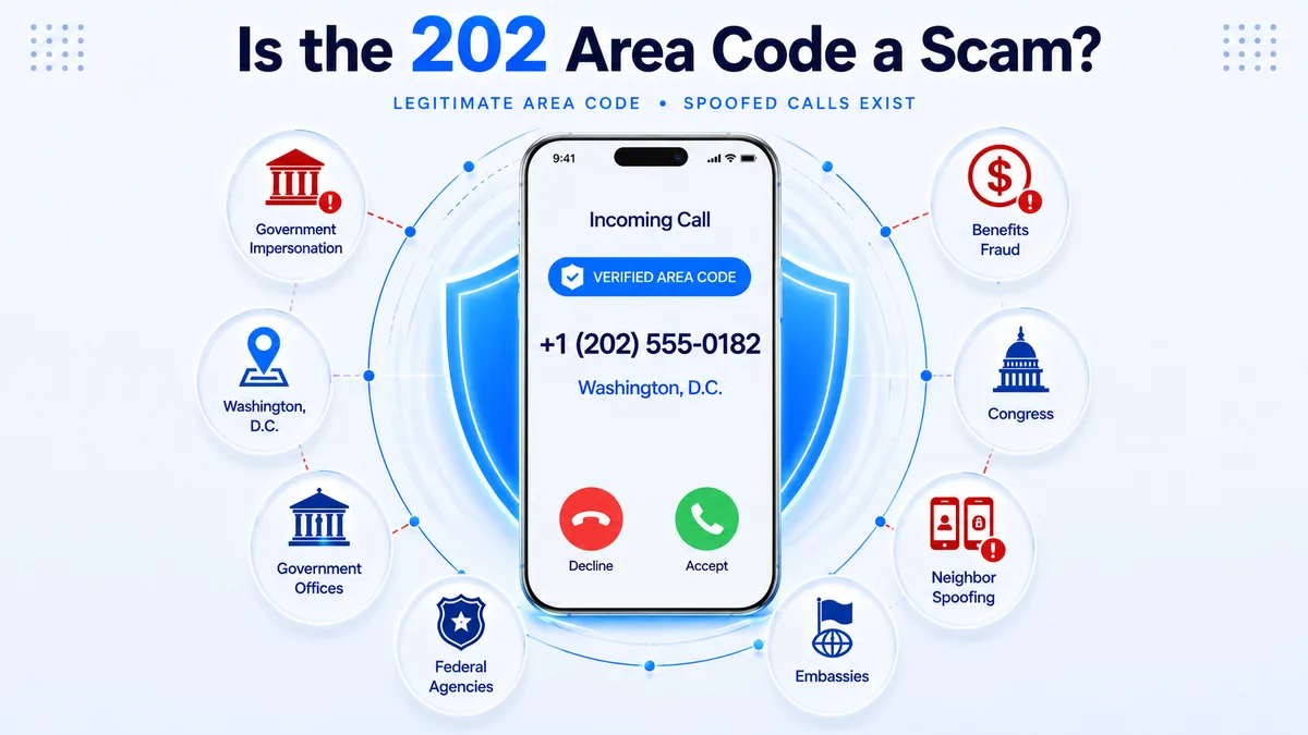 202 area code scam warning — how to identify and report Washington D.C. phone spoofing and government impersonation fraud