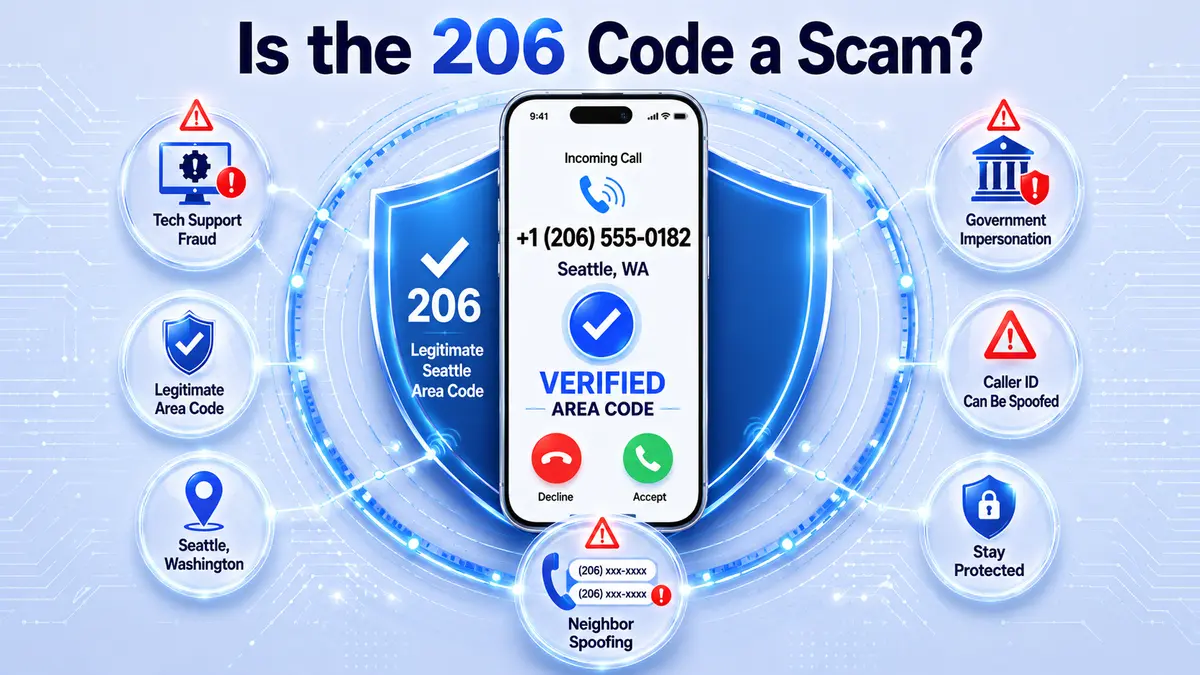206 area code scam warning — how to identify and report Seattle phone spoofing and tech support fraud