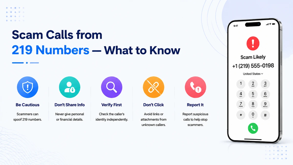 219 area code scam awareness — identifying spoofed northwest Indiana calls and protecting yourself