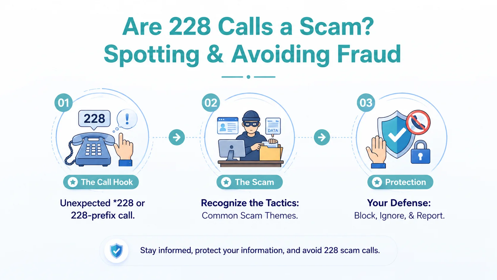 Are 228 area code calls a scam - spotting and avoiding fraud