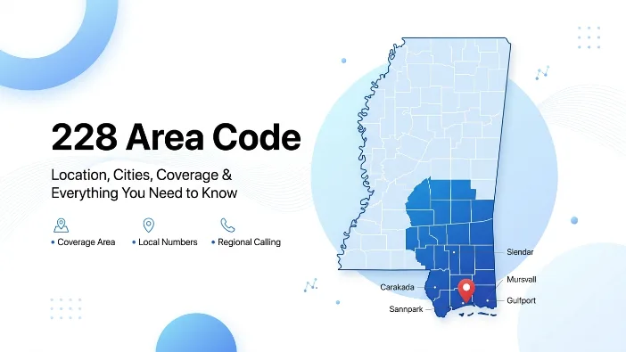 228 area code — Biloxi, Gulfport, Mississippi Gulf Coast