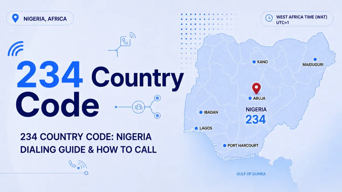 234 Country Code: Nigeria Dialing Guide & How to Call