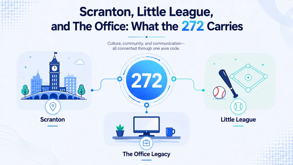 Scranton Little League and The Office — cultural identity of the 272 area code in northeastern Pennsylvania