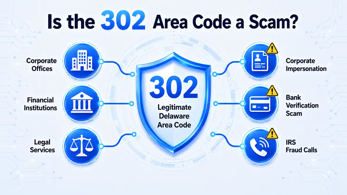302 area code scam warning — how to identify and report Delaware phone number spoofing