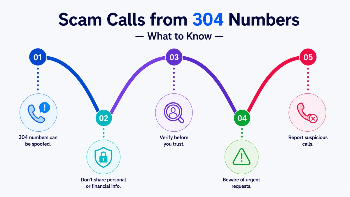 304 area code scam awareness — how to spot spoofed West Virginia calls and protect your personal information