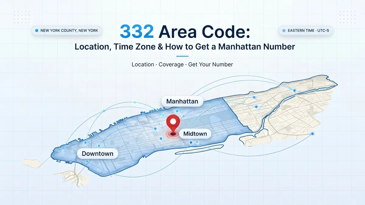 332 Area Code: Location, Time Zone & How to Get a Manhattan Number
