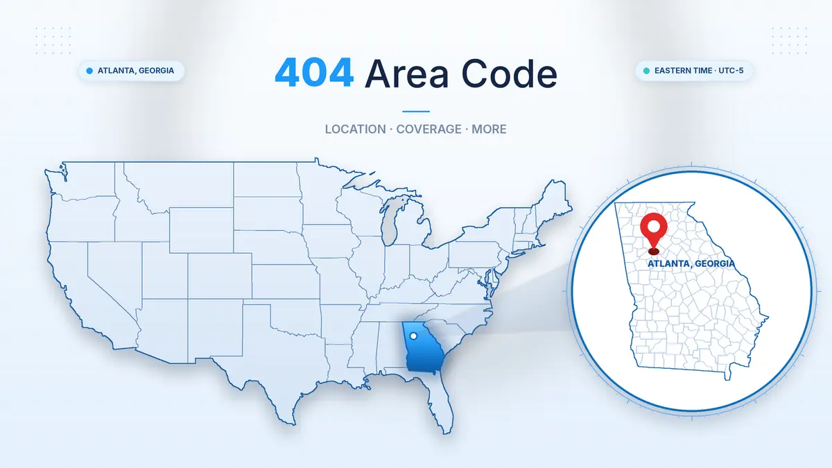 404 area code — Atlanta, Georgia location, coverage and city guide
