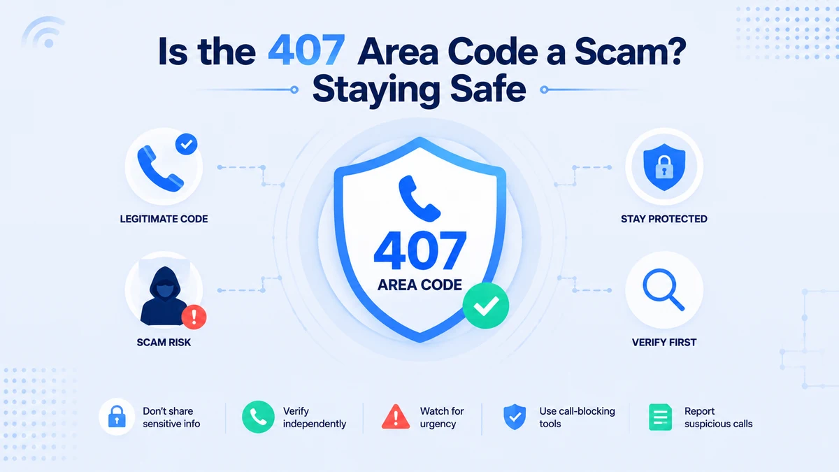 407 area code scam awareness guide Orlando Central Florida