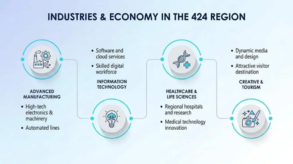 Industries and Economy in the 424 Region — West LA