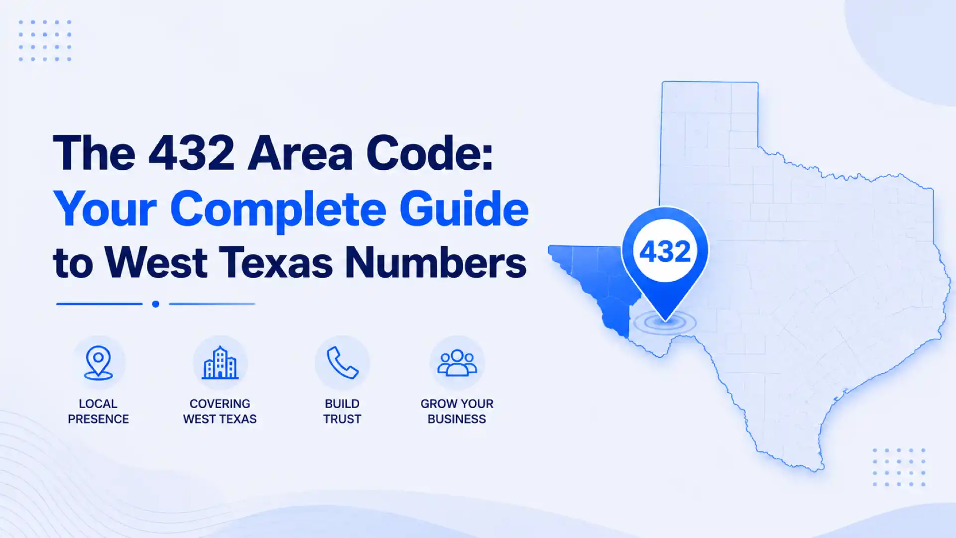 432 area code — location, cities, and coverage across West Texas