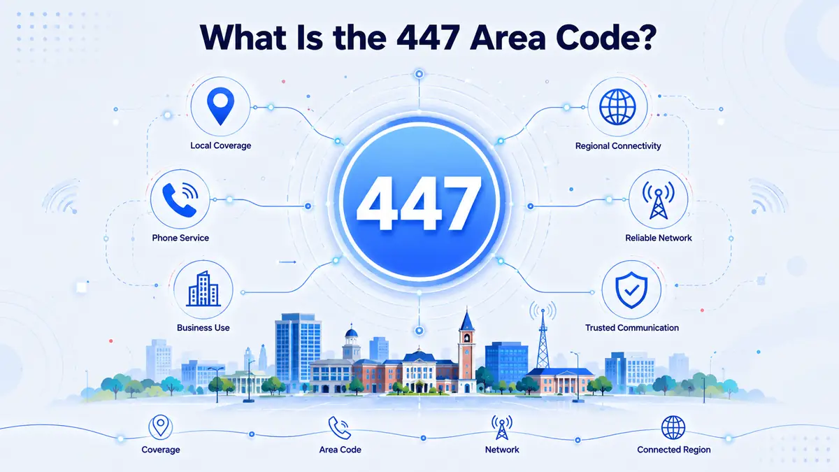 What is the 447 area code — central Illinois NANP overlay of 217 explaining coverage, 10-digit dialing requirement, and territory spanning Champaign to Springfield