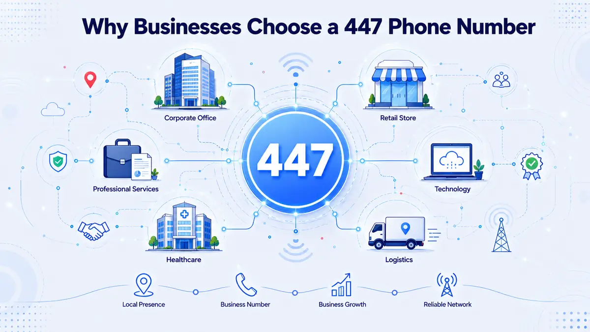 Why businesses choose a 447 phone number — building local credibility in Champaign, Springfield, and Decatur with a central Illinois area code for higher call answer rates
