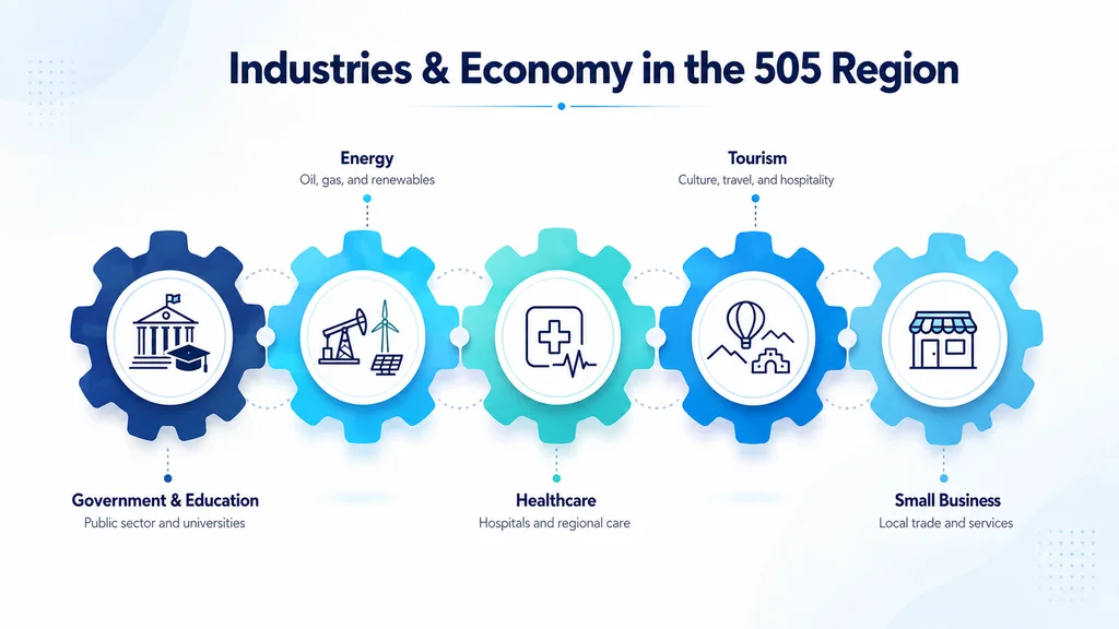 Industries and Economy in the 505 Region — Northern New Mexico