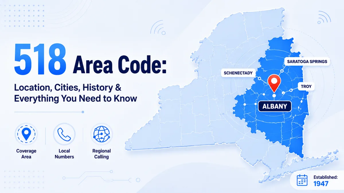 518 Area Code: Location, Cities, History & Everything You Need to Know