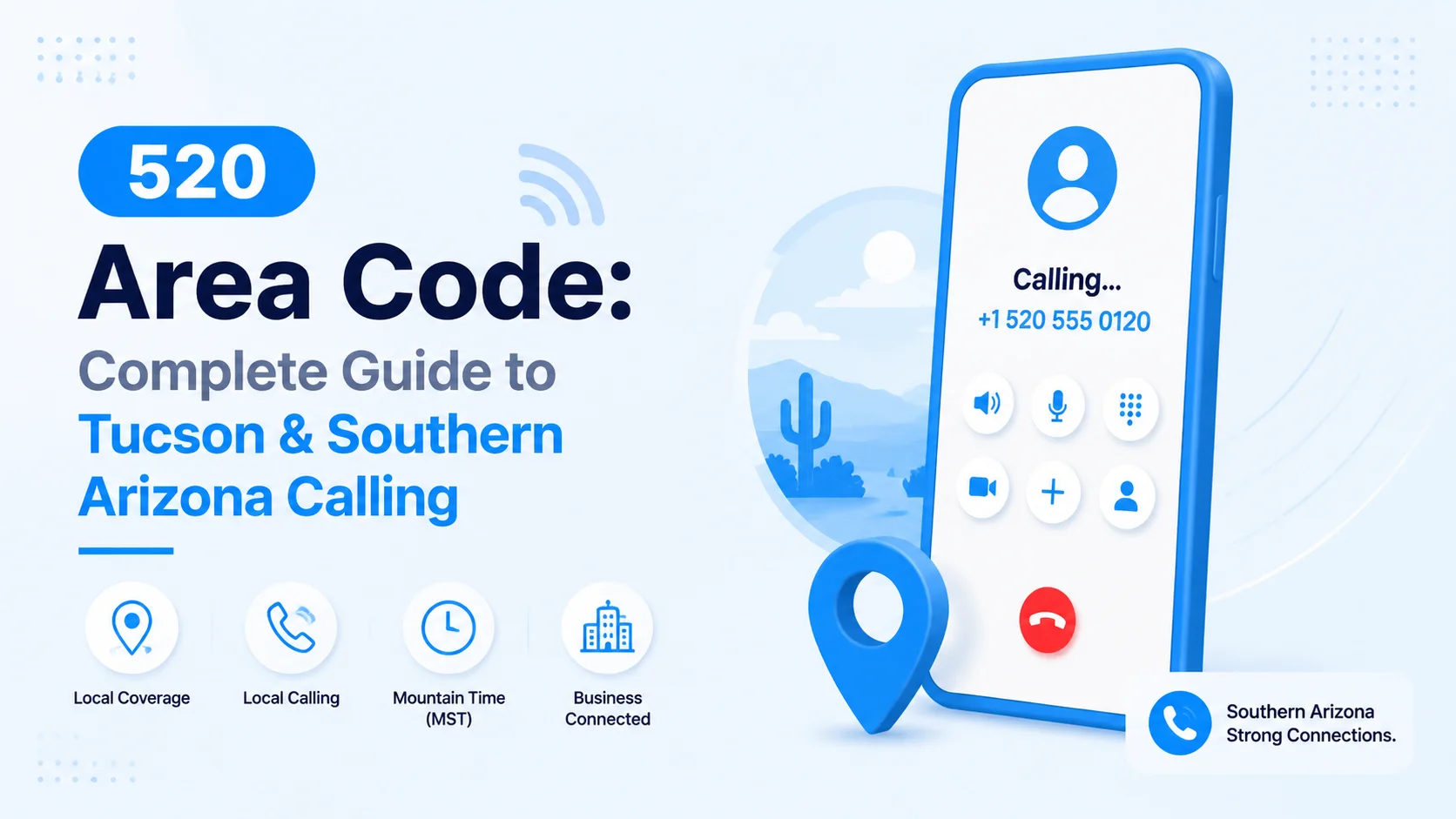 520 area code — location, coverage and cities across Tucson and southern Arizona