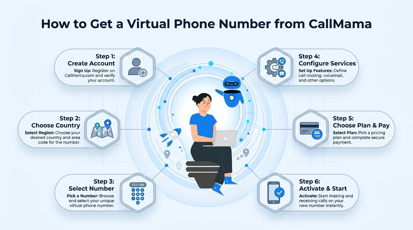 How to get a 541 phone number — steps to get a virtual Oregon number through CallMama