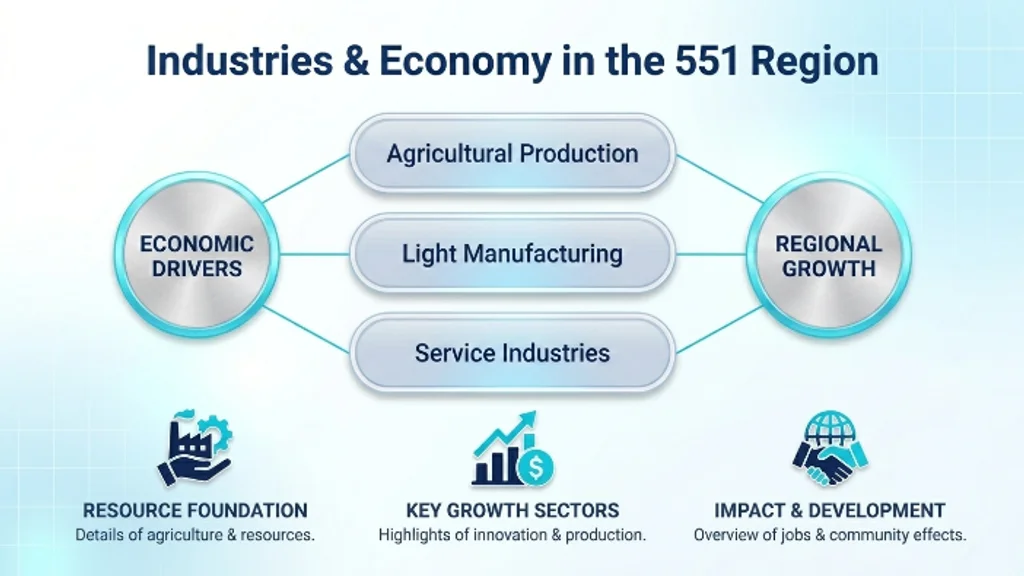 Industries and Economy in the 551 Region — Northeastern New Jersey