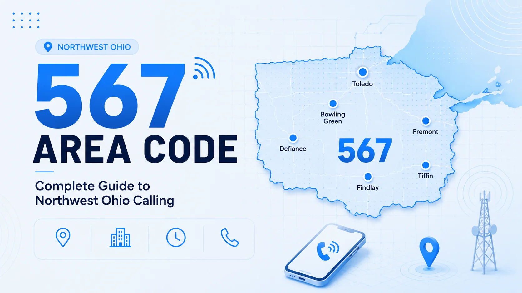 567 area code — location, coverage and cities across northwest Ohio
