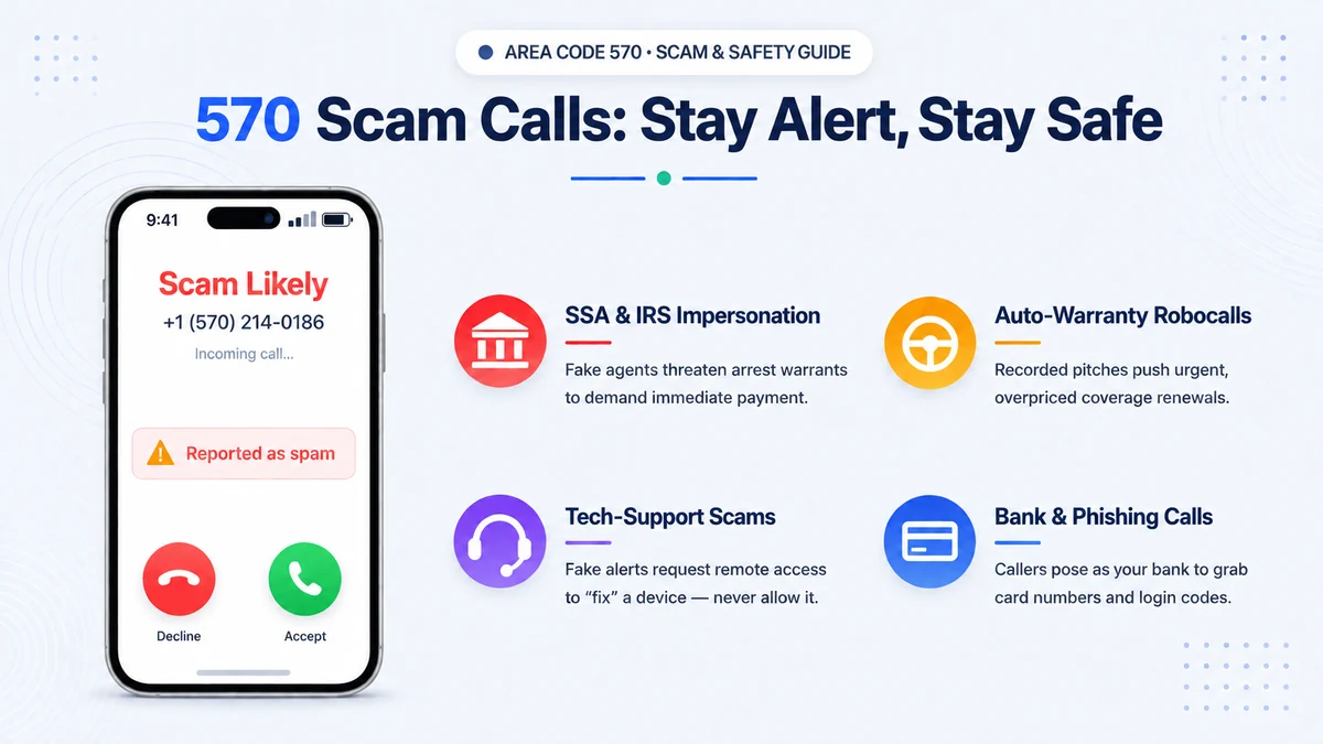570 area code scam warning — how neighbor spoofing works and how to protect yourself from fake northeastern Pennsylvania calls