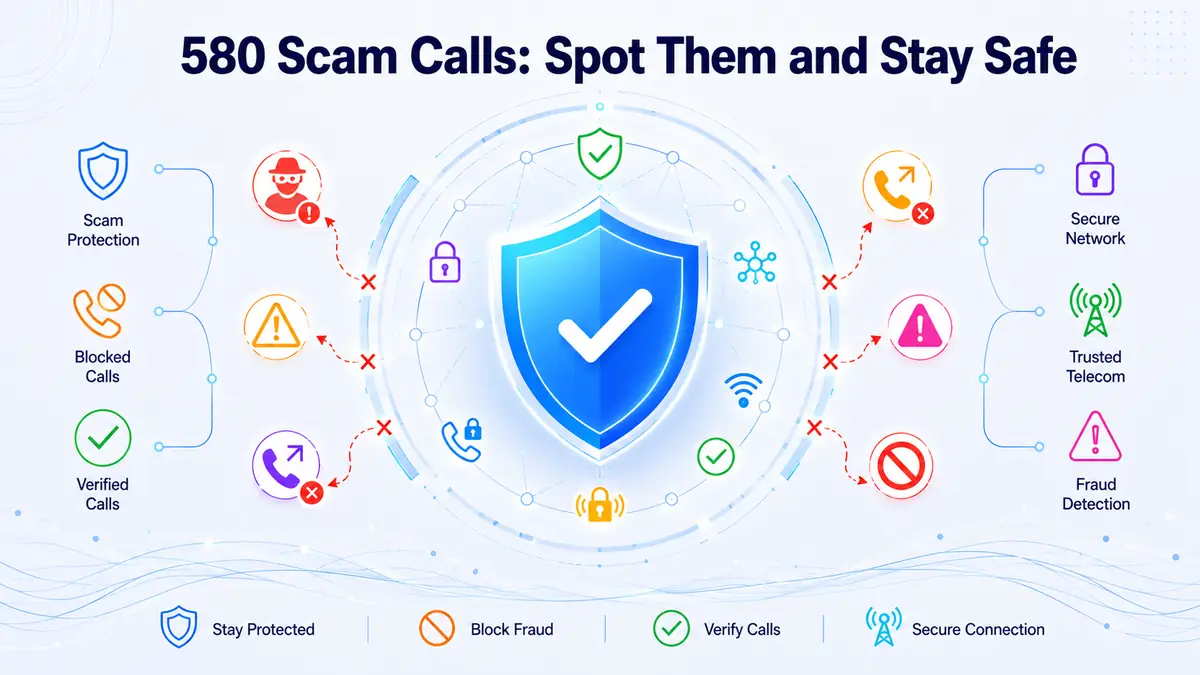 580 area code scam awareness — how to identify spoofed southwest Oklahoma calls, verify unknown 580 numbers, and protect yourself near military communities