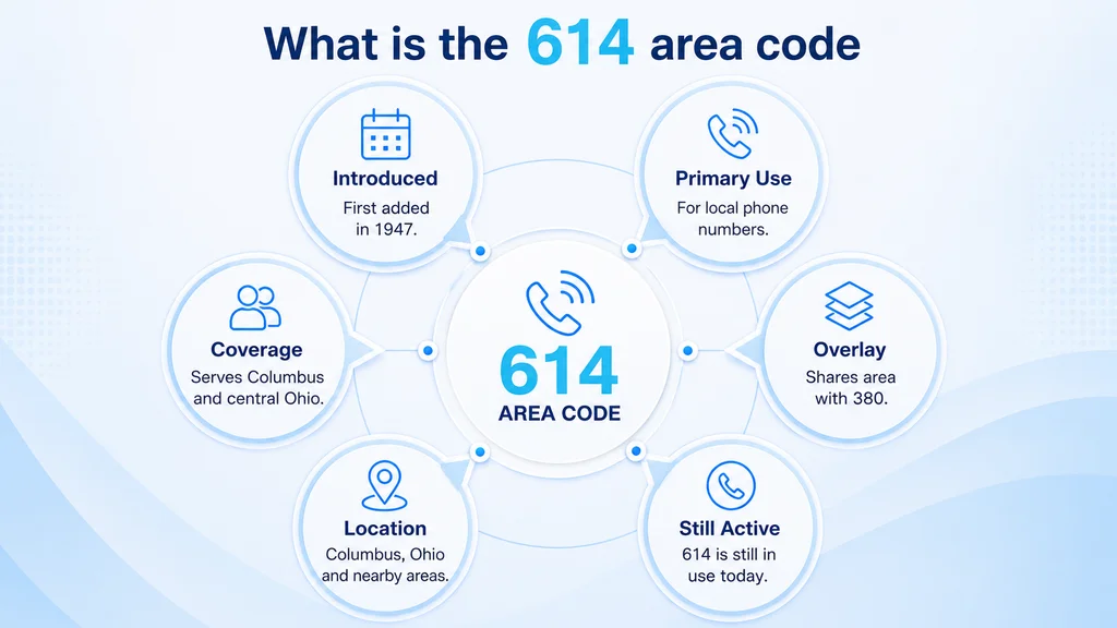 What Is the 614 Area Code — Columbus and Central Ohio calling prefix