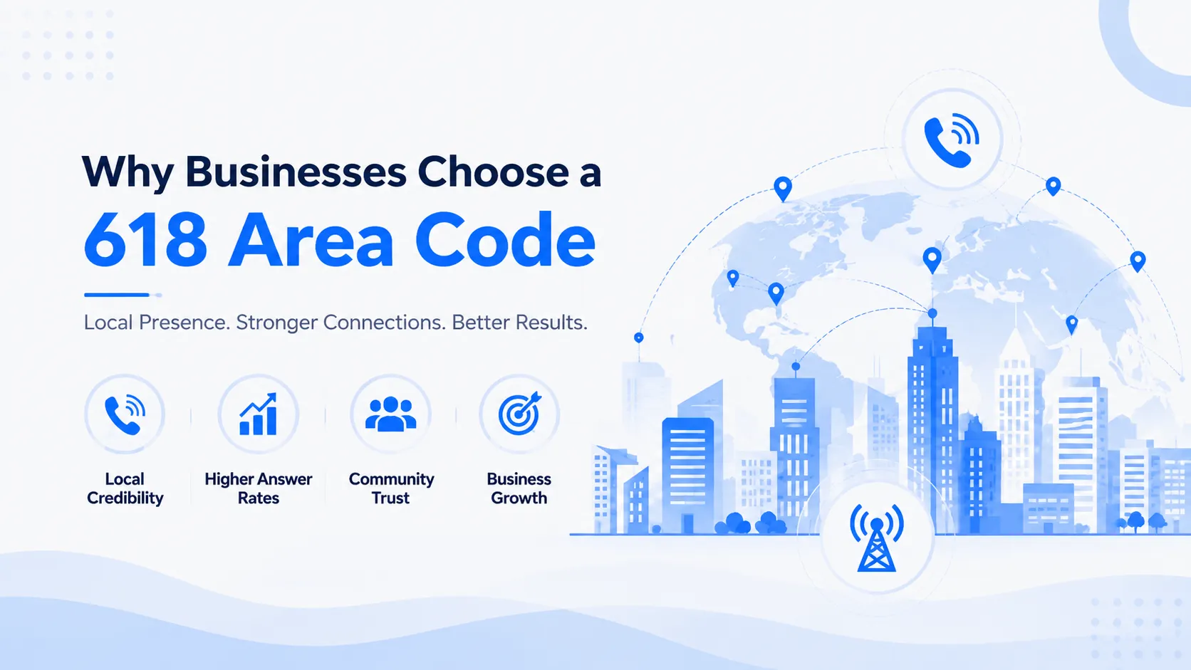 Why businesses choose a 618 area code — local credibility, higher answer rates, community trust, and business growth with local presence in southern Illinois