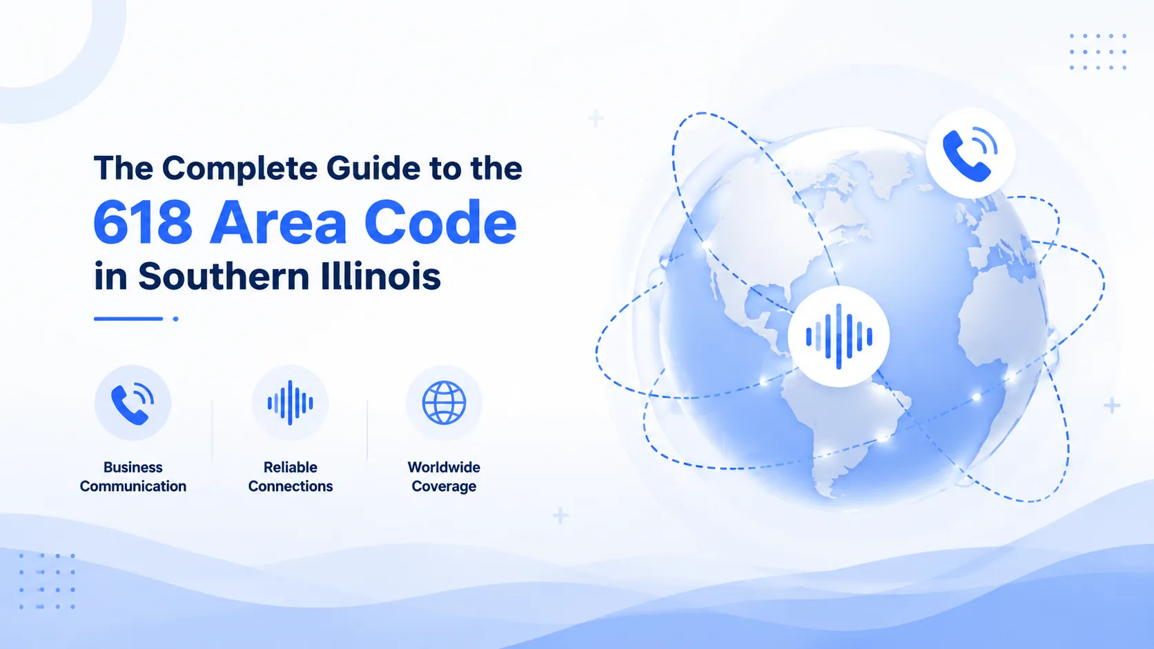 618 area code — covers southern Illinois including East St. Louis, Belleville, Carbondale, Alton, Edwardsville and the Metro East region