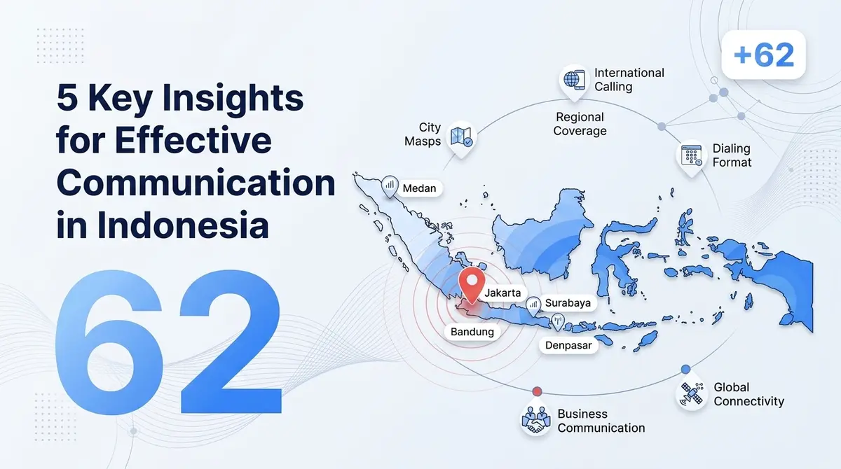 62 country code Indonesia — international dialing guide and communication tips
