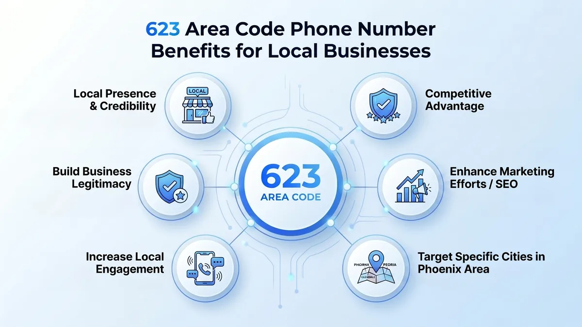 Benefits of a 623 area code phone number for local businesses in Arizona