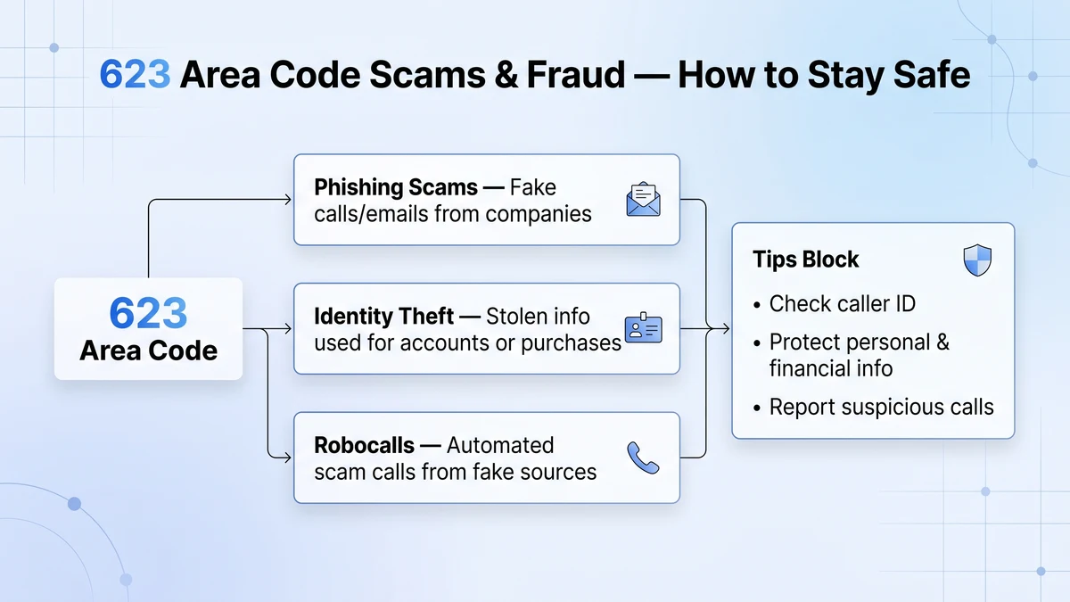 623 area code scams and fraud — how to stay safe in Phoenix Arizona