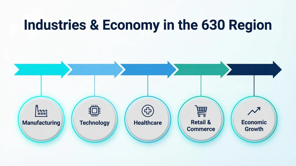 Industries and Economy in the 630 Region — Chicago Western Suburbs