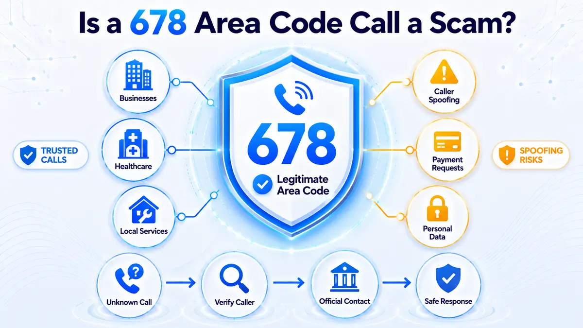 678 area code scam awareness — how to identify spoofed Atlanta Georgia phone numbers and protect personal information from caller ID fraud