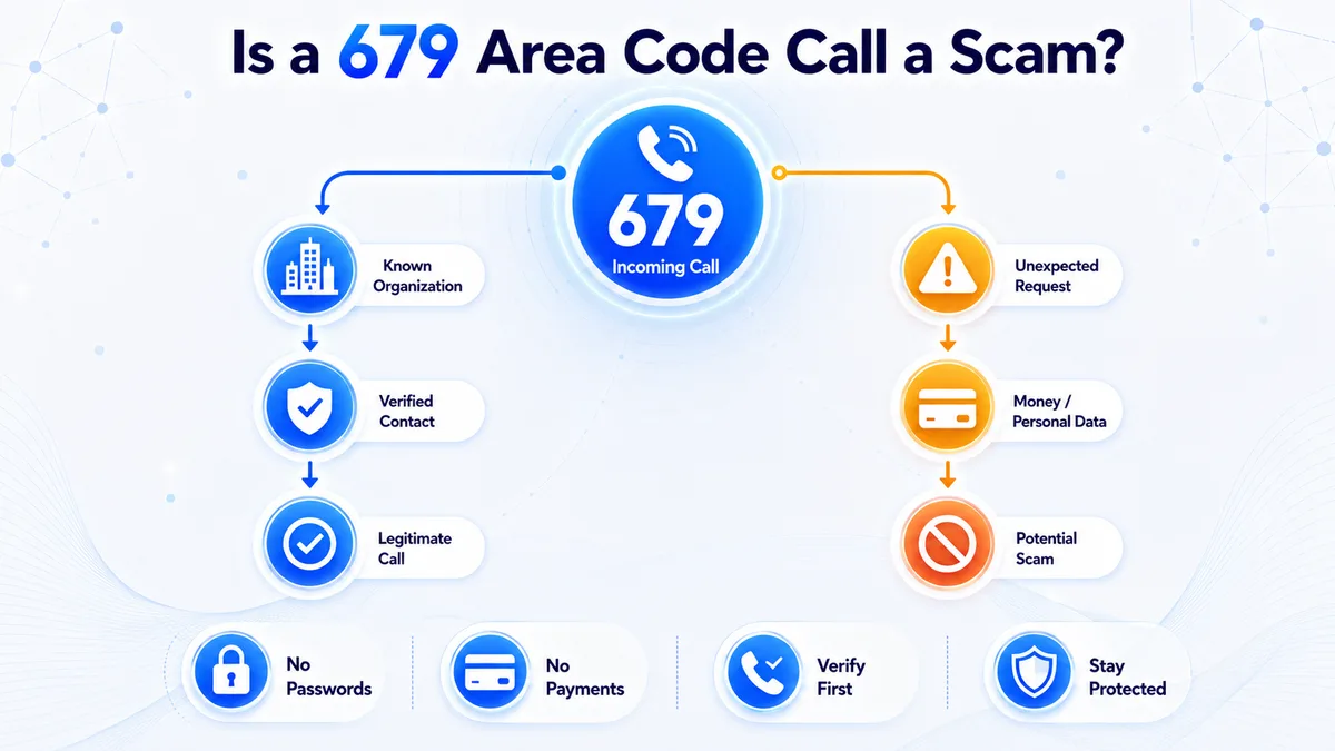 679 area code scam awareness — how to identify spoofed southeastern Michigan phone numbers and protect personal information from caller ID fraud