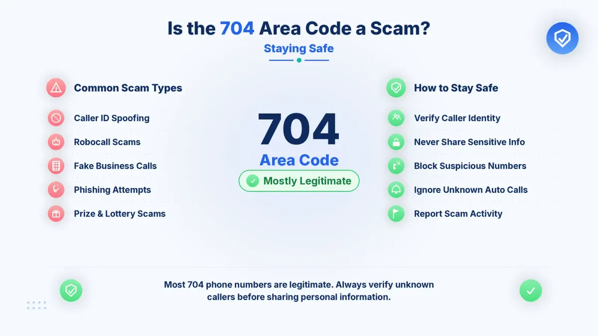 704 area code scam awareness — how to stay safe from spoofed calls in the Charlotte area