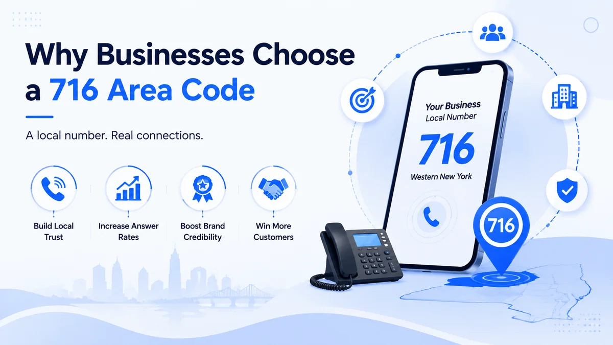 Why businesses choose a 716 area code — build local trust, increase answer rates, boost brand credibility, and win more customers in Western New York