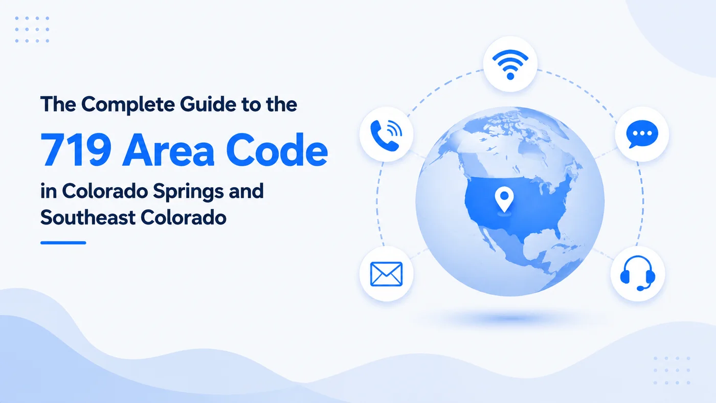 719 area code — covers southeastern and south-central Colorado including Colorado Springs, Pueblo, Cañon City, Alamosa, and the communities of the Front Range south and eastern plains