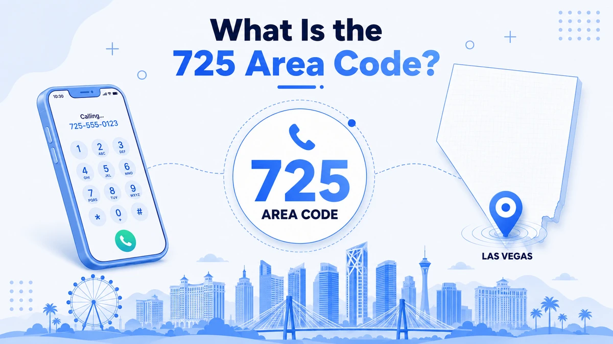 725 area code coverage map showing Clark County Nevada including Las Vegas, the Strip, Henderson, North Las Vegas, Boulder City, and Laughlin
