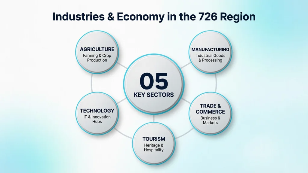 Industries and economy in the 726 area code region — military, healthcare, tourism and tech