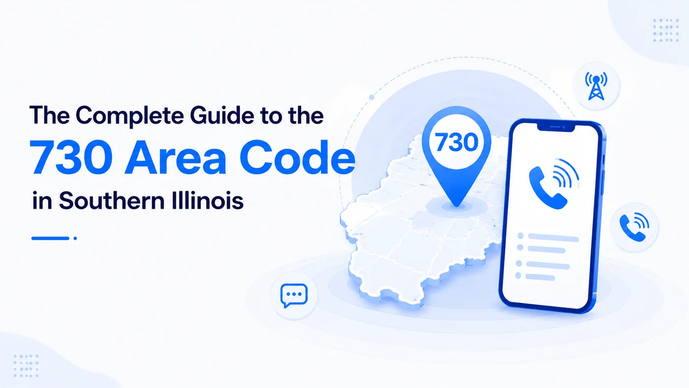 730 area code — southern Illinois overlay covering East St. Louis, Belleville, Carbondale, Alton, O'Fallon, Edwardsville, and communities across the Metro East and southern Illinois regions