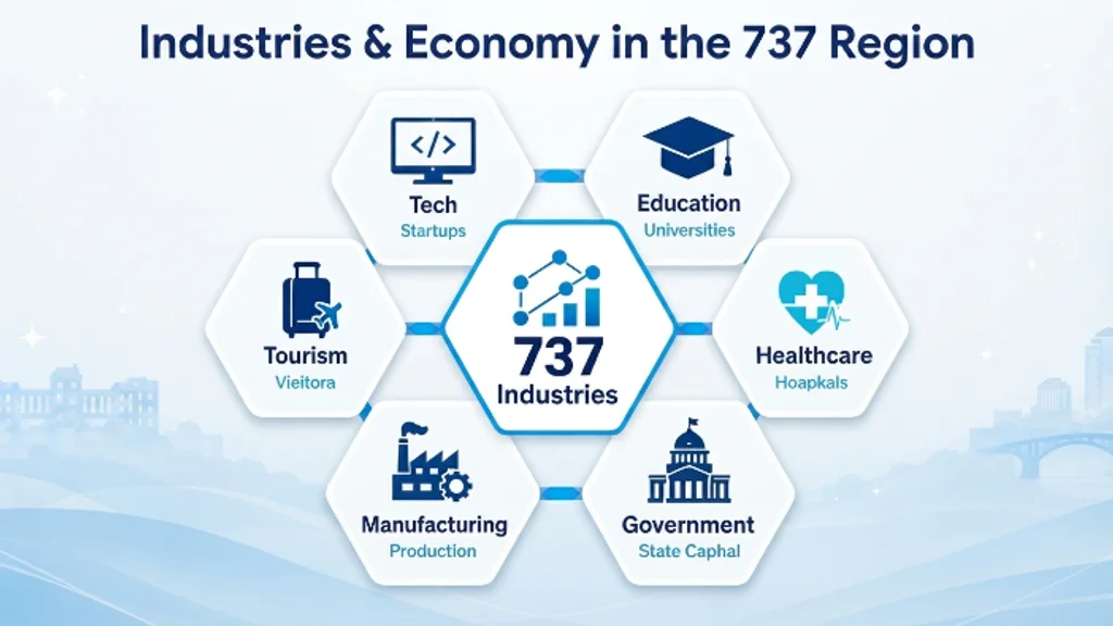 Industries and economy in the 737 area code region — tech, government, live music and healthcare