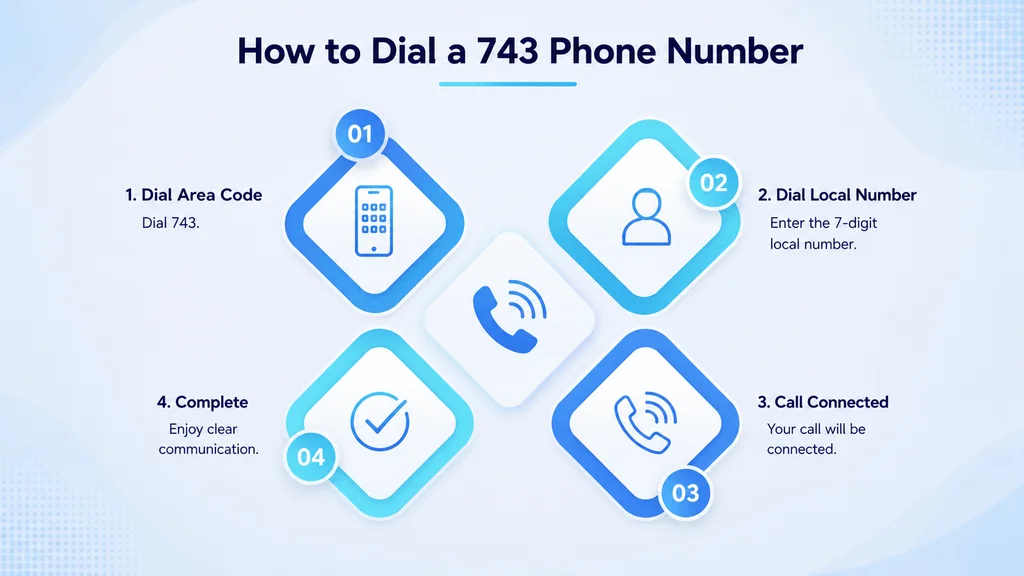 How to dial a 743 phone number — 10-digit dialing guide for US, Canada and international calls