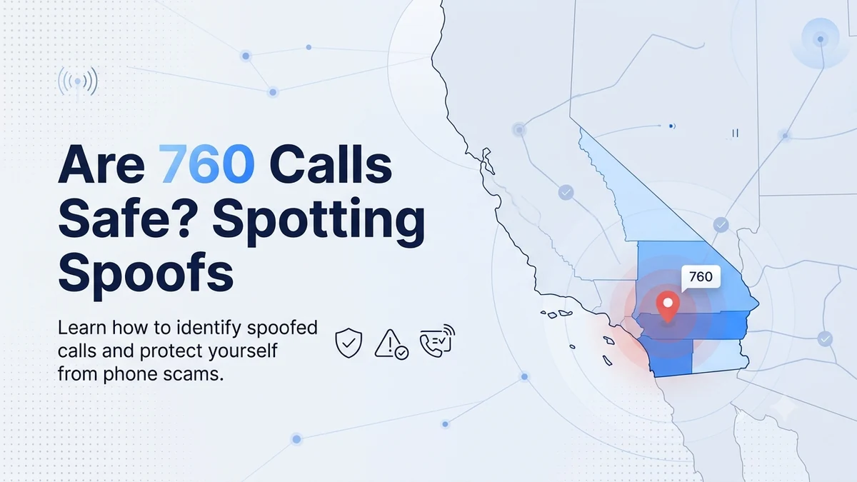 760 area code scam awareness guide — spoofing, robocalls, and safety tips for California