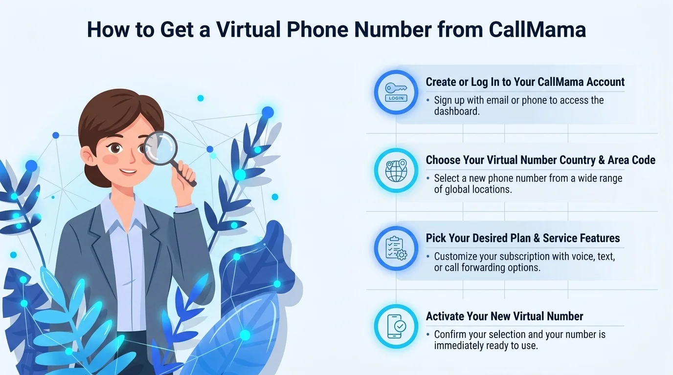 How to get a virtual 774 phone number from CallMama — step by step guide