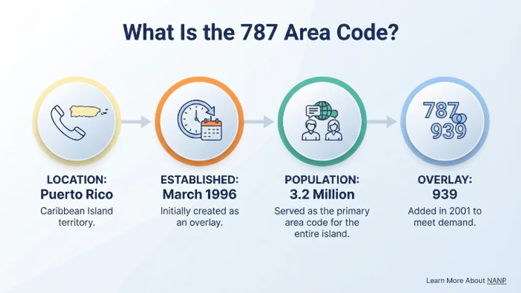What is the 787 area code — Puerto Rico's original telephone prefix covering the whole island