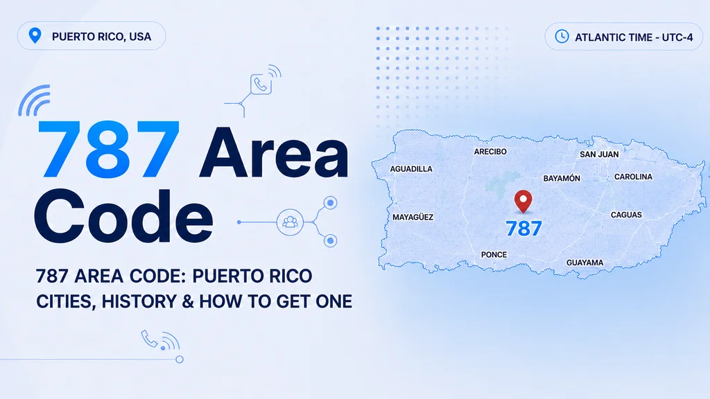 787 Area Code — Puerto Rico including San Juan, Bayamón and Ponce