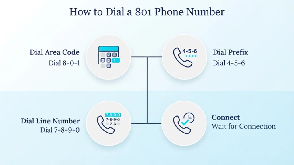 How to dial a 801 phone number — 10-digit dialing guide for US, Canada and international calls