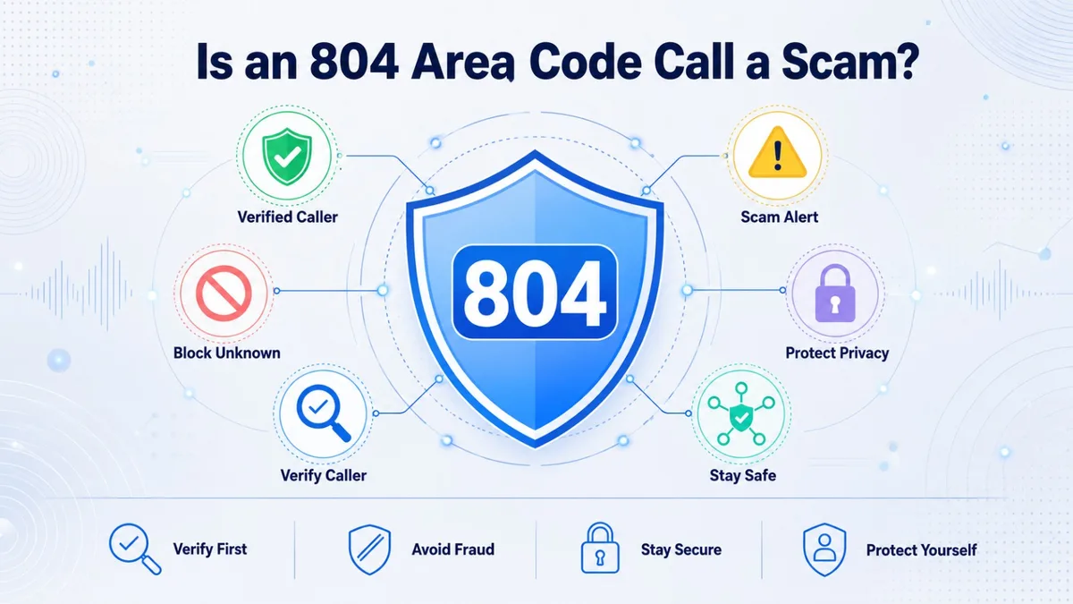 804 area code scam awareness — how to identify spoofed central Virginia phone numbers and protect personal information from caller ID fraud targeting Richmond, Petersburg, and Hopewell residents