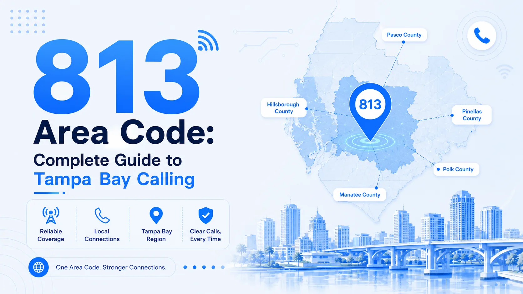 813 area code — complete guide to Tampa Bay calling
