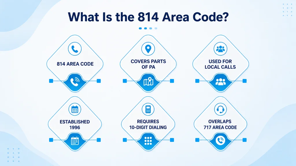 What is the 814 area code — northwestern and central Pennsylvania along the Allegheny Mountains
