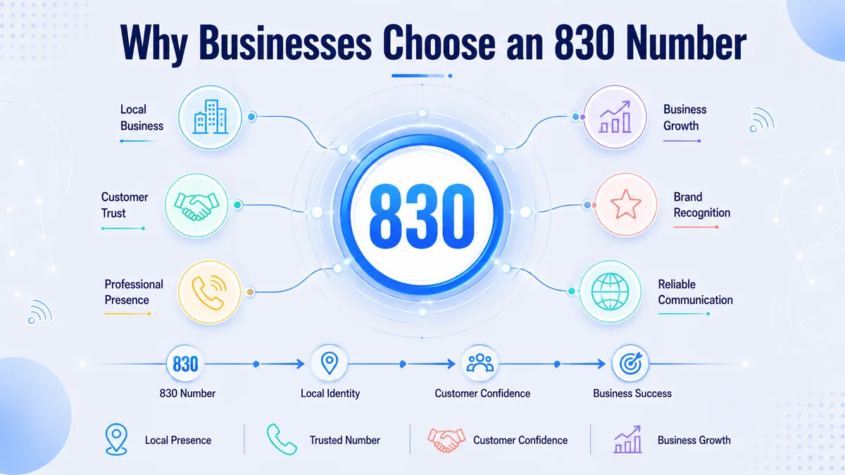 Why businesses choose an 830 phone number — building local credibility in New Braunfels, Kerrville, and the Texas Hill Country for tourism, wine, real estate, and healthcare sectors